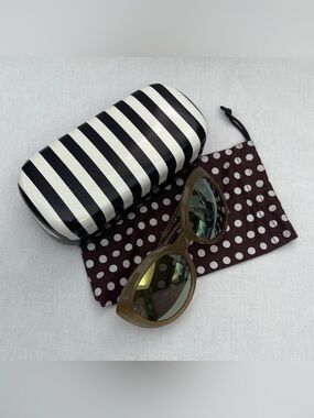 henri bendel Olive Green Sunglasses